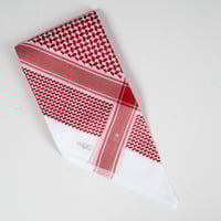 شماغ ملكي بريميوم ختم ابيض غامق 2025