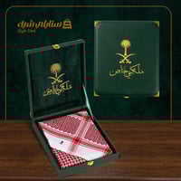 شماغ ملكي كلاسيك العقيق احمر غامق 2025