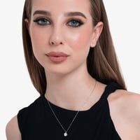 سلسال ناعم بكرستال أبيض