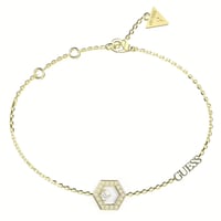 سوار جس ذهبي بشكل سداسي بالكرستالات