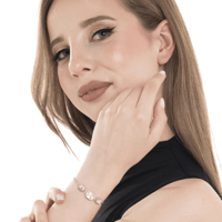 سوار الكرستالات البيضاء