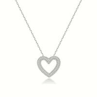 سلسال قلب بالزيركون ماركة بروسواي