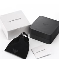 سلسال فضه بالكرستال من براند Armani