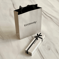 اسوارة فضيه بالحلقه من براند Brosway