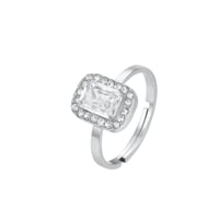 خاتم زيركون أبيض كبير