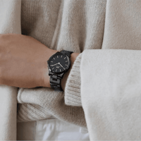 ساعة Daniel Wellington أسود