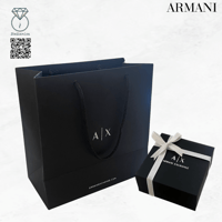 اسواره رجالي لون أسود من براند Armani
