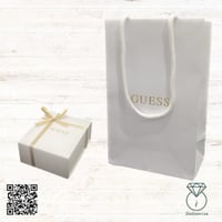 اسواره فضيه بالقلب من ماركة Guess