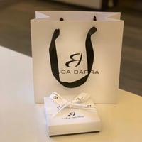 خلخال ذهبي بالكرستال ماركة LUCA BARRA