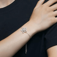 اسوارة النجمه الفضية ماركة سواروفسكي