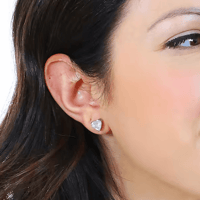 حلق القلب الأبيض ماركة لوكا بارا