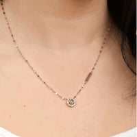 سلسال ذهبي بالزركونيا براند جيس