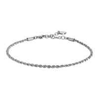 خلخال ستيل فضي