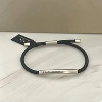 اسواره رجالي لون أسود من براند Armani