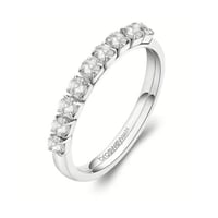 خاتم فضي بالزيركون براند Brosway