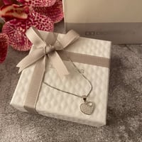 سلسال فضه قلب بالزيركون من براند GioiaPura