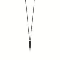 سلسال رجالي أسود ماركة LUCA BARRA