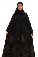 عباية ميون بقماش كتان كوري