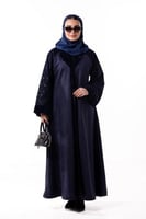 عباية داليا الشتوية باللون الكحلي