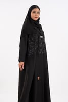 عباية أنسام بشك خرز اسود