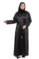 عباية رقة بتطريز وردة مع كرستال