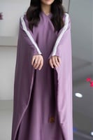 عباية بشت موف بتدخيلات كرستال على اليدين