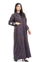 عباية رنوة بليزر مزين بورد وفصوص لولو ع الأكمام