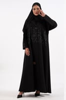 عباية أنسام بشك خرز اسود