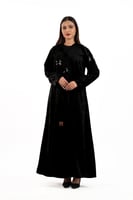 عباية عبير شامواة باللون الاسود