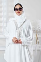 عباية بشت العيد بتدخيلات شك ابيض