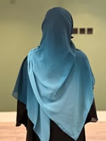 طرحة Z17 بترولي بلون مموج