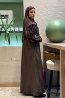 عباية نورهان بقماش روسي شتوي