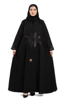 عباية حور بتطريز ورود لماعه