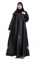 عباية وهج بتطريز كحلي&ابيض