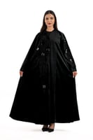 عباية عبير شامواة باللون الاسود