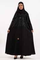 عباية أنسام بشك خرز اسود