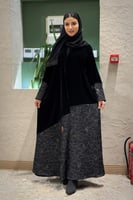 عباية نيارة بجاكر هندي ذهبي