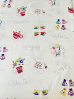 قماش قطن ثقيل - Kitchen Tea