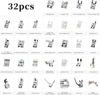 طقم دواسات ماكينة الخياطة 32 قطعة