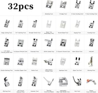 طقم دواسات ماكينة الخياطة 32 قطعة