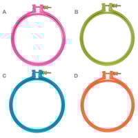 طار تطريز بلاستيك 8 بوصة