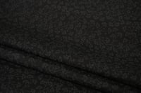 قماش قطن أسود مشجر