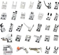 طقم دواسات ماكينة الخياطة 32 قطعة