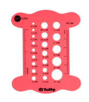 مسطرة قياس سنارات التريكو