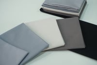 5 قطع قطن - درجات الرمادي