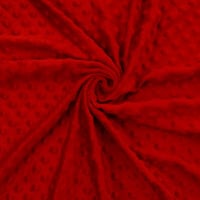 قماش منكي أحمر ناصع