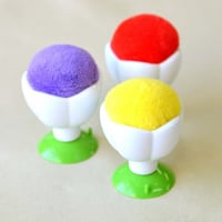 حافظة دبابيس توليب - أصفر