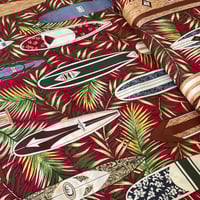 قماش قطن قوارب و أغصان