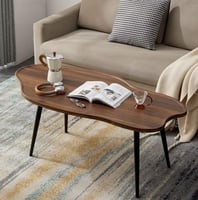 طاولة القهوة HXDream، طاولة مركزية حديثة، مناسبة ل...