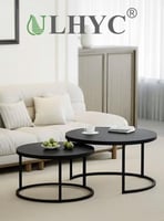 طاولات قهوة دائرية متداخلة، طاولات شرب شاي، طاولات...